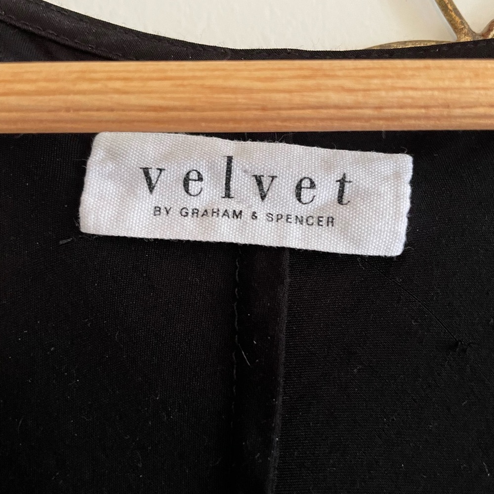 Vintage Black Silky Dress - Picture 3 of 5